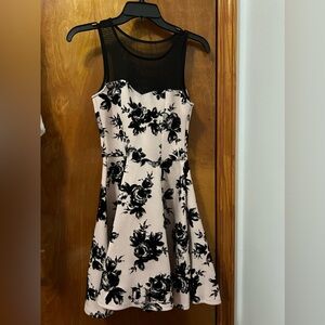 Trixxi pink and black dress